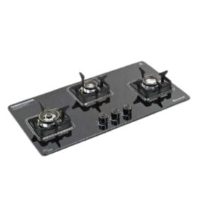 ALIACCA GLANZ PREMIUM GLASS HOB 3 BURNER – AI-GZ-HBI-330CV