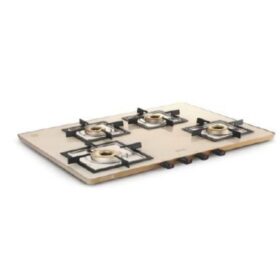 Aliacca Imperial Rose Gold Designer Cooktop 4 Burner Manual/Auto Ignition – AF-IG-440X